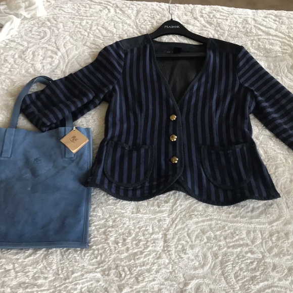 EUC ‼️MARC BY MARC JACOBS STRIPED JACKET ‼️ - Picture 8 of 14